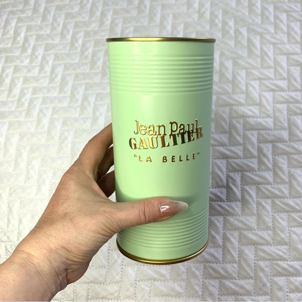 Jean Paul Gaultier La Belle canister, tin, container